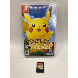 Pokemon Let's Go Pikachu! (Nintendo Switch, 2018) Tested Authentic CIB  Case